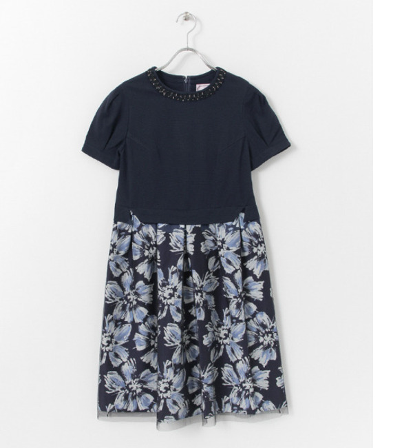 【アーバンリサーチ/URBAN RESEARCH】 UR COUTURE MAISON オーガンジープリントワンピース [送料無料]