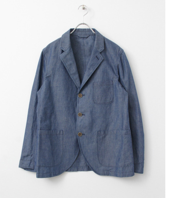 【アーバンリサーチ/URBAN RESEARCH】 UR FREEMANS SPORTING CLUB JP C/L INDIGO CHAMBRAY 3PK FSC JP SHACKET [送料無料]