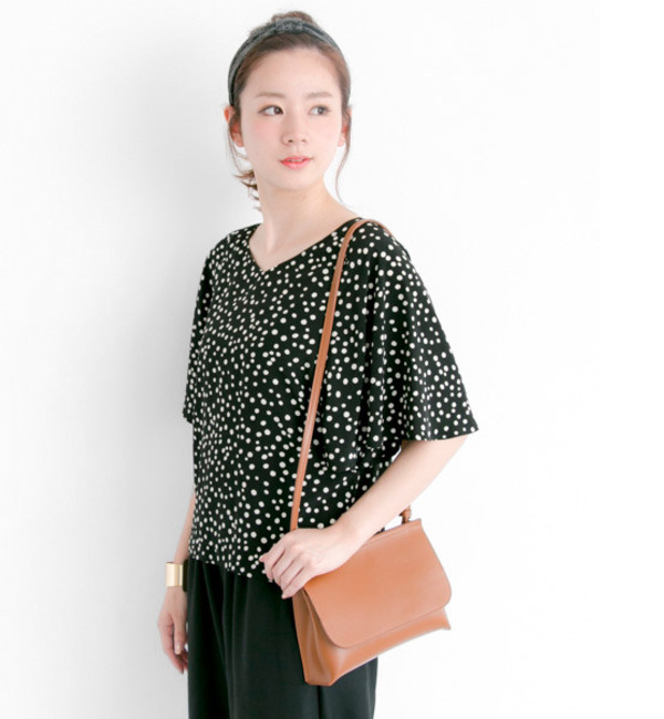 【アーバンリサーチ/URBAN RESEARCH】 UR ランダムドットフレアスリーブブラウス [送料無料]