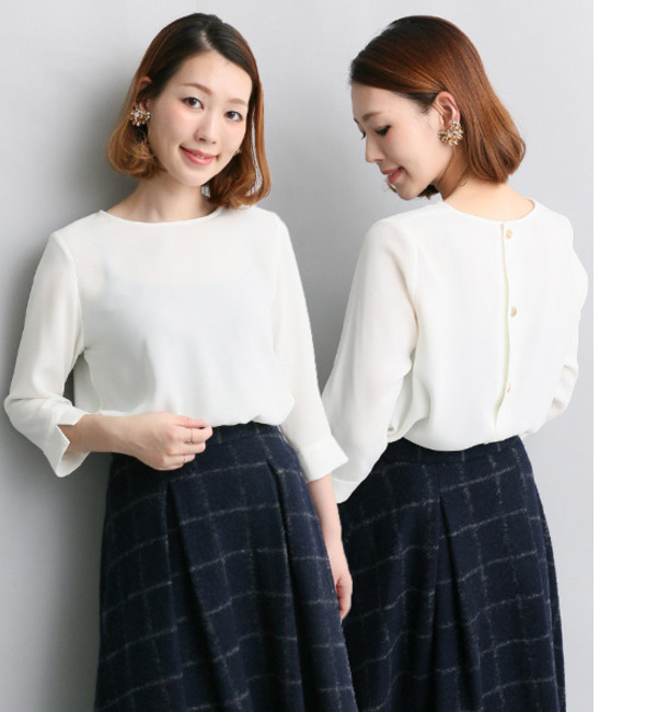 【アーバンリサーチ/URBAN RESEARCH】 ROSSO バック釦プルオーバー [送料無料]