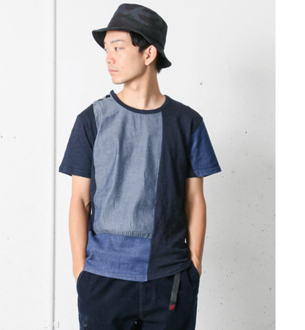 DOORS パッチワークショートスリーブ Tシャツ