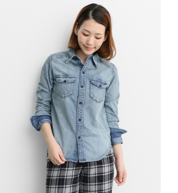 【アーバンリサーチ/URBAN RESEARCH】 ROSSO Luv our days Denim shirt [送料無料]