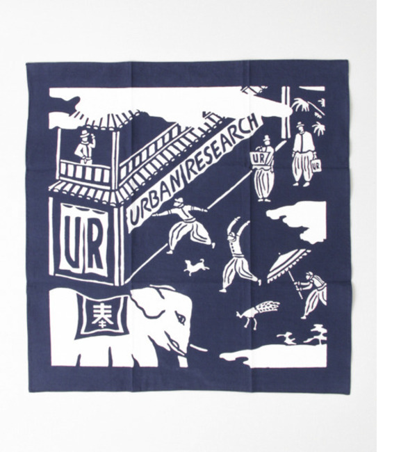 【アーバンリサーチ/URBAN RESEARCH】 UR たてまつる NANBAN RESEARCHバンダナVer.1抜染 [3000円(税込)以上で送料無料]