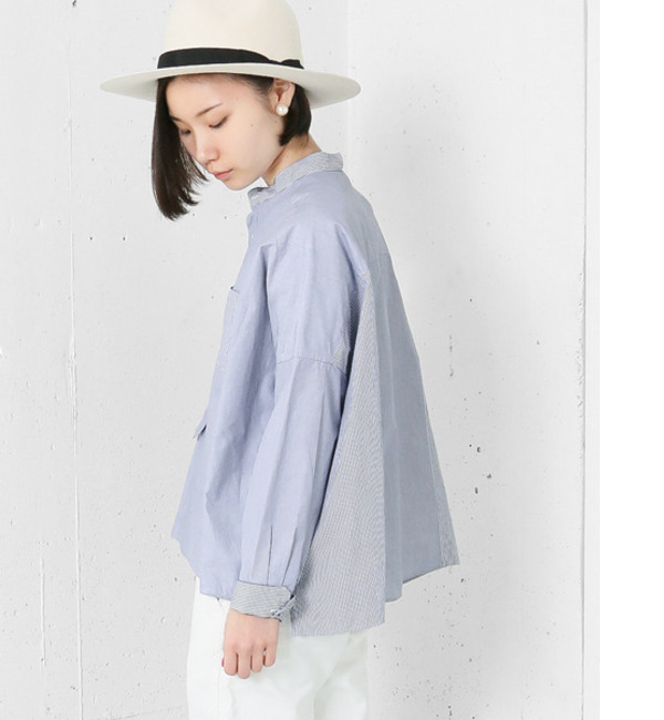 DOORS siiwa スイスコットンフェイクシャツPULLOVER