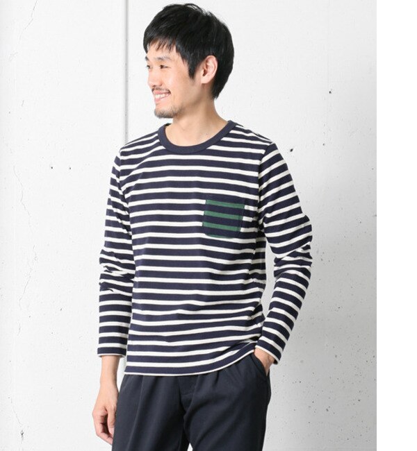 【アーバンリサーチ/URBAN RESEARCH】 DOORS modem design BORDER LONG-SLEEVE T-SHIRTS [送料無料]