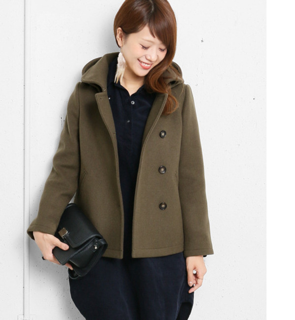 【アーバンリサーチ/URBAN RESEARCH】 DOORS ショールカラー2WAYウールコート [送料無料]