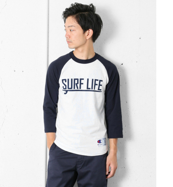 【アーバンリサーチ/URBAN RESEARCH】 DOORS modem design 別注プリントベースボールT-SHIRTS1 [送料無料]