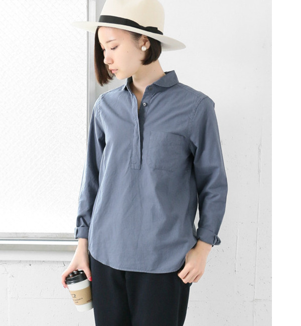 【アーバンリサーチ/URBAN RESEARCH】 DOORS FORK&SPOON ソフトツイルプルオーバーシャツ [送料無料]
