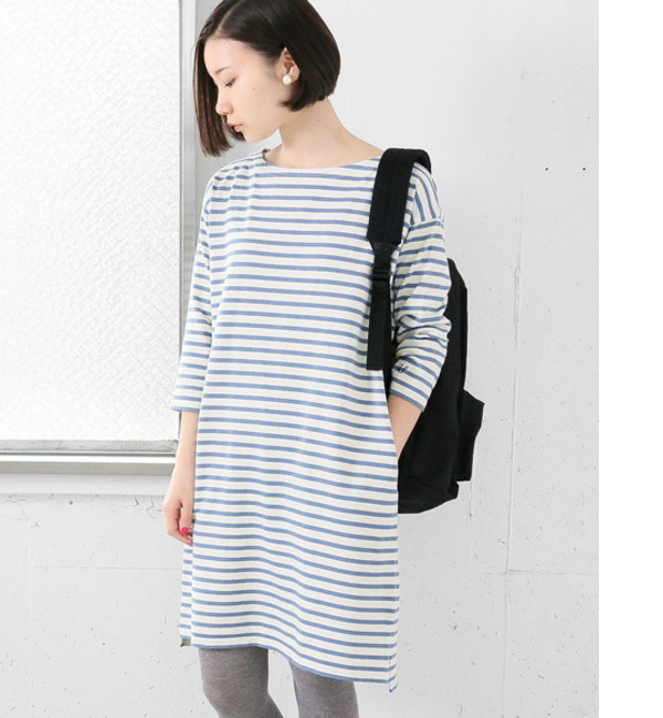 【アーバンリサーチ/URBAN RESEARCH】 DOORS FORK&SPOON Color Border ONE-PIECE [送料無料]
