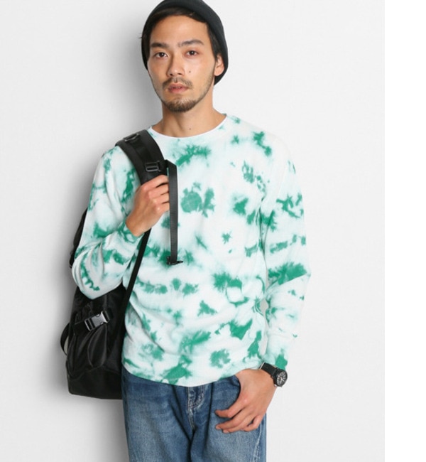 【アーバンリサーチ/URBAN RESEARCH】 Sonny Label タイダイ染めニットプルオーバー [送料無料]