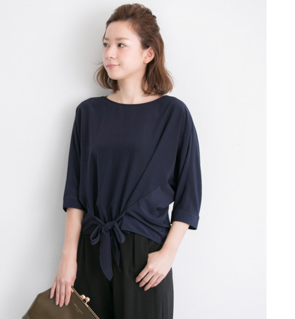 【アーバンリサーチ/URBAN RESEARCH】 UR 前リボンドルマンブラウス [送料無料]