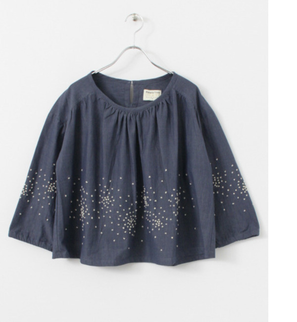 【アーバンリサーチ/URBAN RESEARCH】 かぐれ People Tree プラネット手刺繍ブラウス [送料無料]