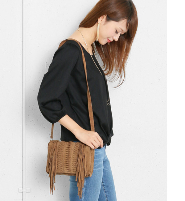 DOORS スエードフリンジショルダー