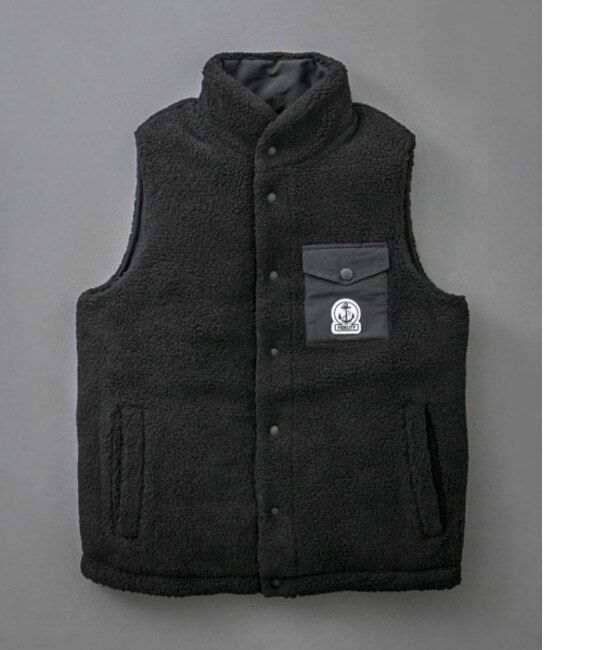 【アーバンリサーチ/URBAN RESEARCH】 UR FIDELITY×URBAN RESEARCH BOA/NYLON SOLID REVERSIBLE VEST [送料無料]