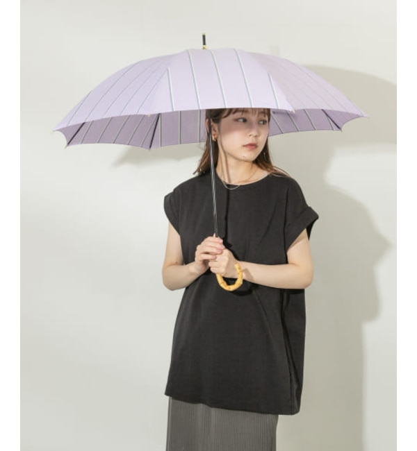 メンズファッションなら|【アーバンリサーチ/URBAN RESEARCH】 SMELLY w.p.c 先染めストライプ晴雨兼用日傘