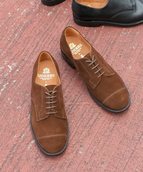 DOORS 『別注』Sanders×LIFE STYLE TAILOR Cap Toe Derby Shoe|URBAN