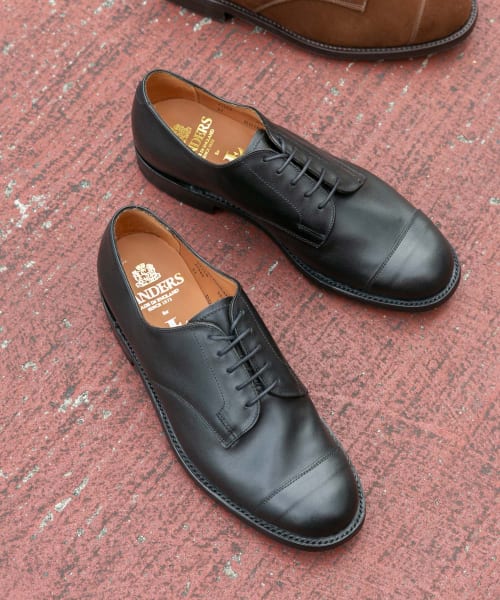 DOORS 『別注』Sanders×LIFE STYLE TAILOR Cap Toe Derby Shoe|URBAN