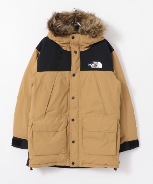 north face down coat with fur hood