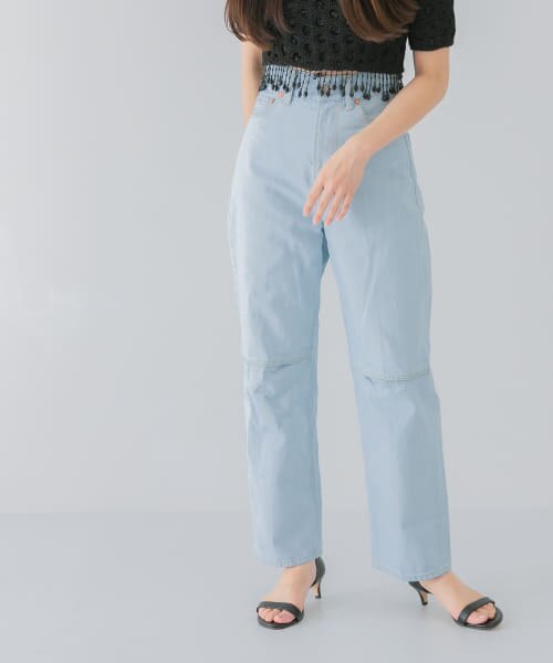 UR FILL THE BILL HIGH WAIST DENIM PANTS|URBAN RESEARCH(アーバン