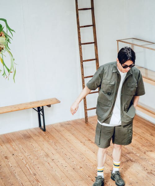 DOORS 『別注』BURLAP OUTFITTER×DOORS SupplexNylon S/S SHIRTS|URBAN