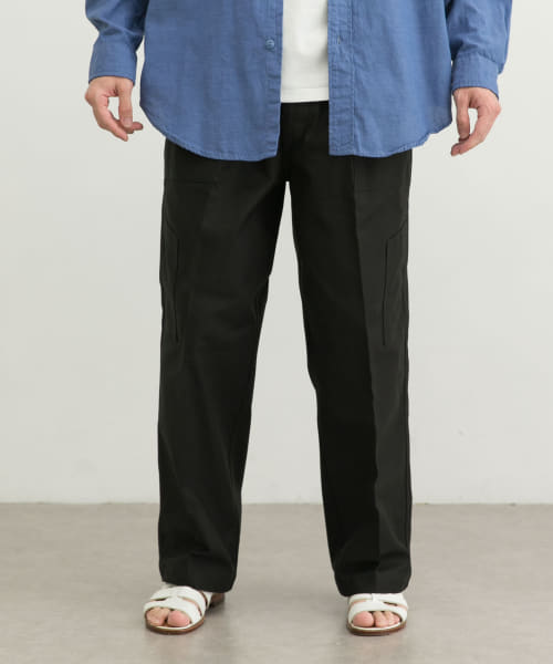 UR 『ユニセックス』バックサテンUTILITY TROUSERS by SHIOTA|URBAN