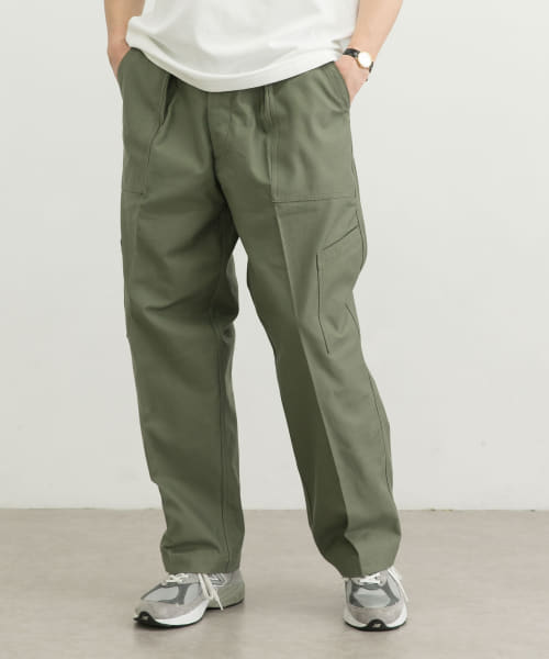 UR 『ユニセックス』バックサテンUTILITY TROUSERS by SHIOTA|URBAN