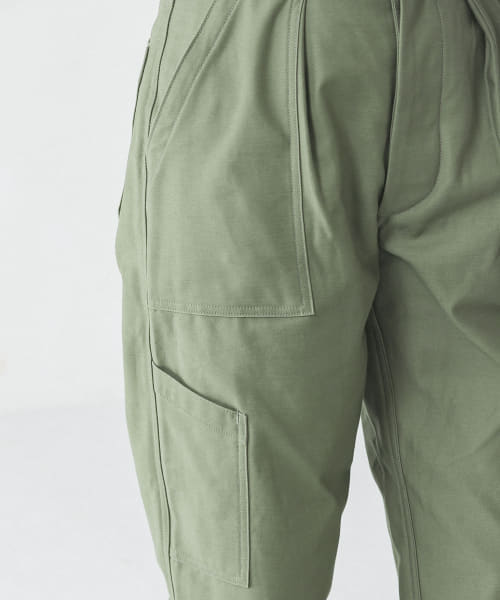 UR 『ユニセックス』バックサテンUTILITY TROUSERS by SHIOTA|URBAN