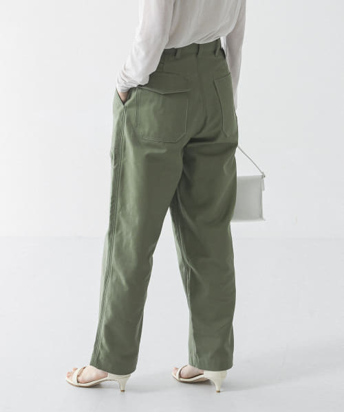 UR 『ユニセックス』バックサテンUTILITY TROUSERS by SHIOTA|URBAN