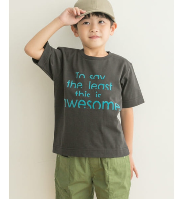 ＜アイルミネ＞【アーバンリサーチ/URBAN RESEARCH】 DOORS 『親子リンク』FORK&SPOON ロゴショートスリーブTシャツ(KIDS)画像