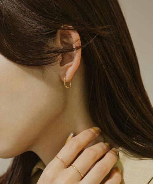 UR METIER Midi Oval Clicker Hoops|URBAN RESEARCH(アーバンリサーチ