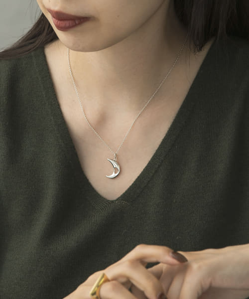 UR bar jewellery ABSTRACT MOON NECKLACE|URBAN RESEARCH(アーバン