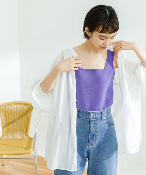 UR スクエアネックニットTOP|URBAN RESEARCH(アーバンリサーチ)の通販