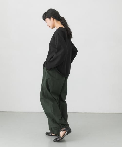 公式通販ストア 【値下げ】かぐれ ダンプドロストイージーパンツ GREEN