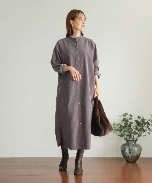 新品】URBAN RESEARCH DOORS コーデュロイシャツワンピース - www ...