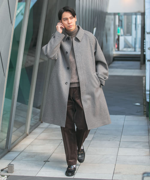 UR BAL COLLAR COAT SUPER120|URBAN RESEARCH(アーバンリサーチ)の通販