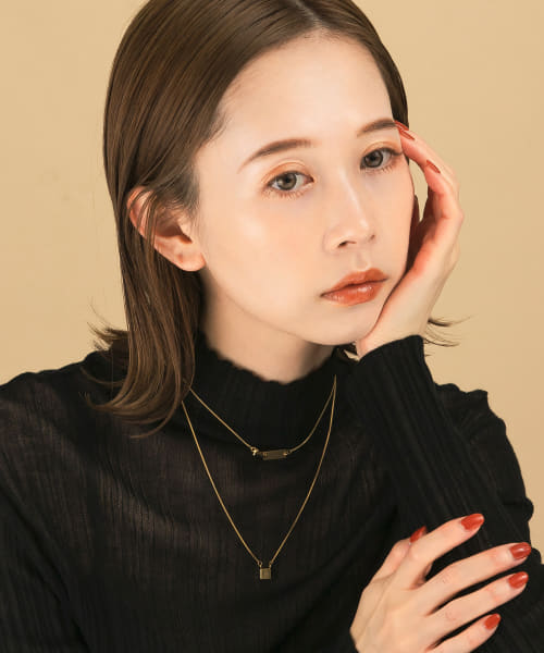 ROSSO Favorible Square Plate Necklace|URBAN RESEARCH(アーバン