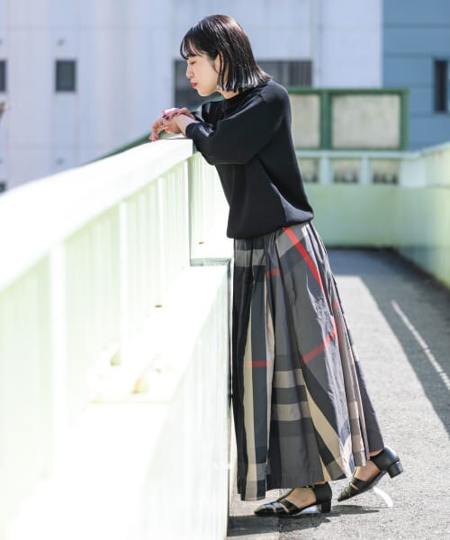 ITEMS ビッグチェックギャザースカート|URBAN RESEARCH(アーバン 