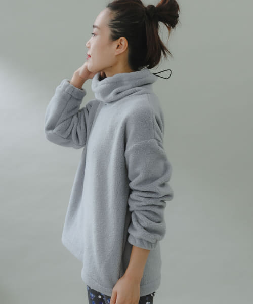 Fleece 2025 turtleneck pullover