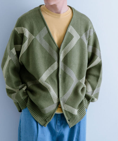 ITEMS ジャカードニットカーディガン A|URBAN RESEARCH(アーバン 