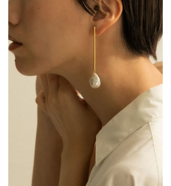 【アーバンリサーチ/URBAN RESEARCH】 SMELLY so’ baroque pearl bar earring