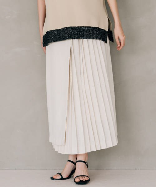 LAATO HALF PLEATED SKIRT|URBAN RESEARCH(アーバンリサーチ)の通販