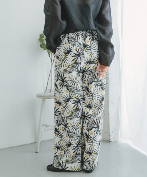 ITEMS リネンレーヨンワイドパンツ|URBAN RESEARCH(アーバンリサーチ 