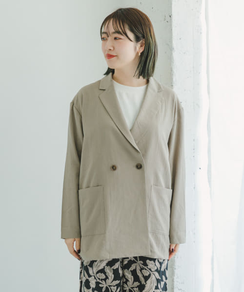 ITEMS リネンライクジャケット|URBAN RESEARCH(アーバンリサーチ)の 