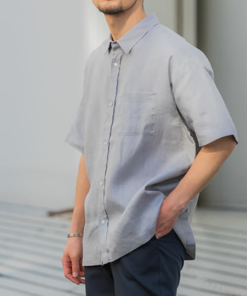 ROSSO 『XLサイズあり』リネン半袖レギュラーシャツ|URBAN RESEARCH