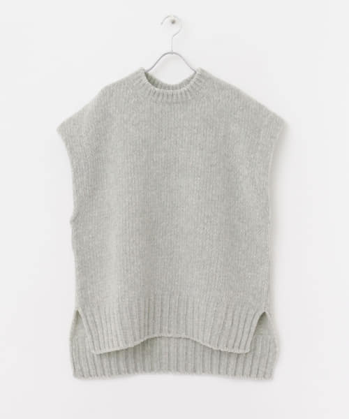 ROSSO ATON　WOOL MOLE CREWNECKVEST