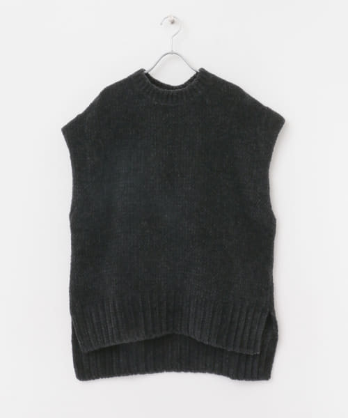 ROSSO ATON　WOOL MOLE CREWNECKVEST