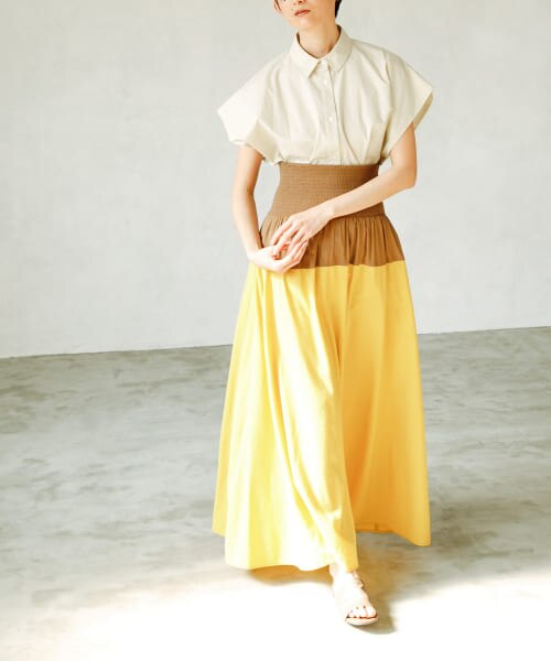 LAATO 『一部WEB限定カラー』SHIRRING FLARE SKIRT|URBAN RESEARCH