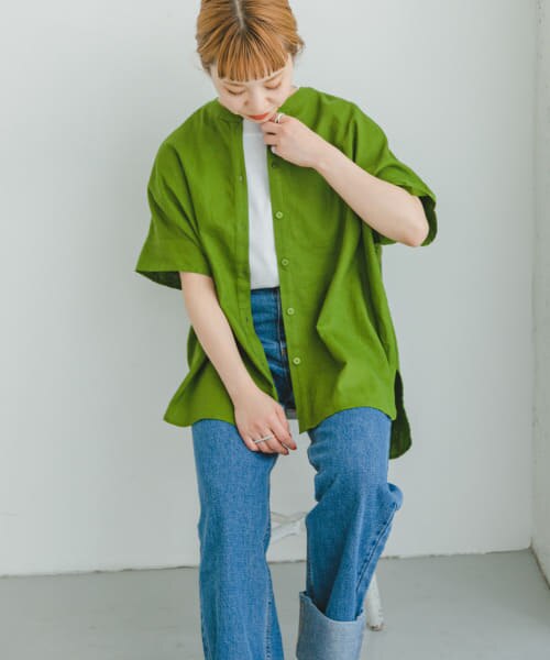 ITEMS リネンレーヨンフレンチシャツ|URBAN RESEARCH(アーバンリサーチ 