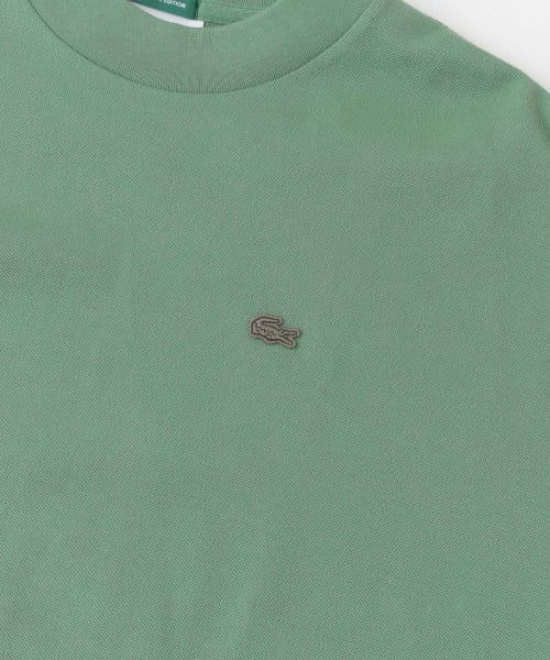 DOORS 『別注』LACOSTE for DOORS　20th mossstitch mockT-shirts