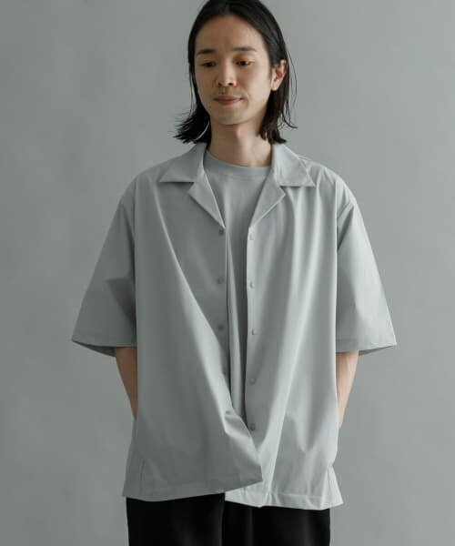 UR 『撥水/イージーケア』SOLOTEX STRETCH SHORT-SLEEVE SHIRTS|URBAN